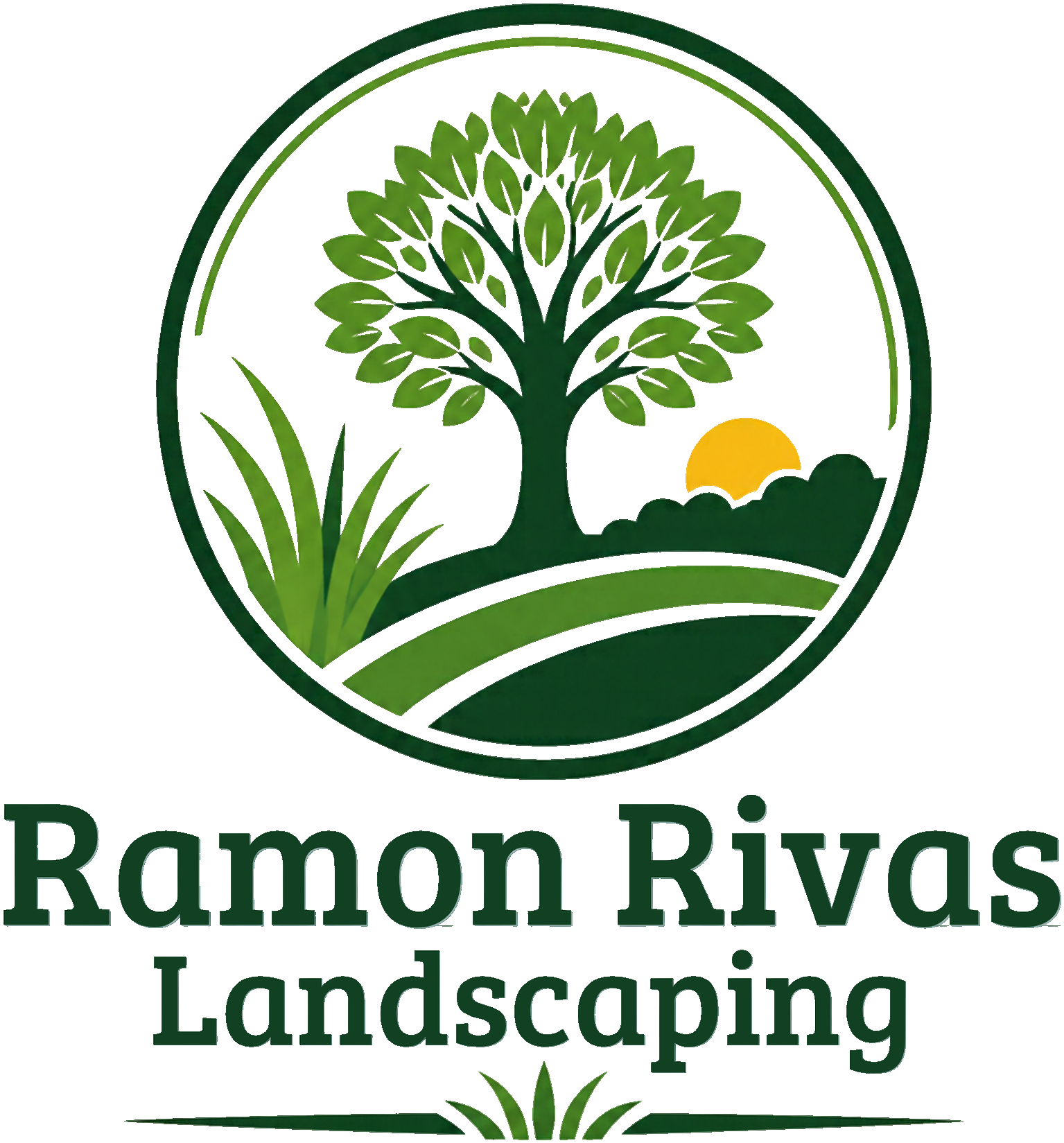 Ramon Rivas Landscaping logo